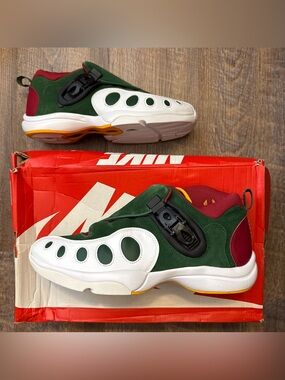 Nike Zoom GP Retro 2019 SuperSonics Green Red Yellow Gary Payton